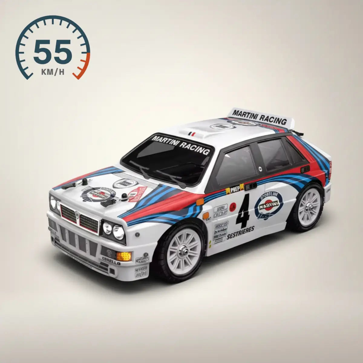 Rallyeauto 55 km/h - Brushless & 45A-Regler - 1:14