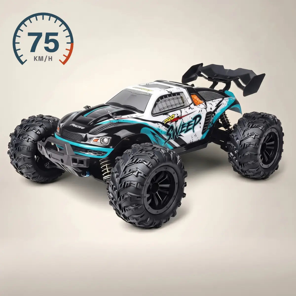 Monstertruck 75 km/h - Brushless 3 Akkus - 1:16