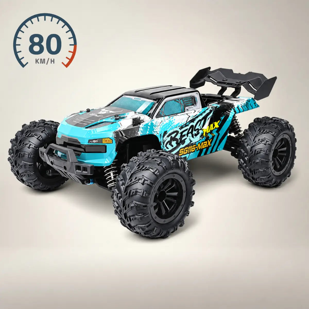 Monstertruck 80 km/h - Brushless IPX4 - 1:16