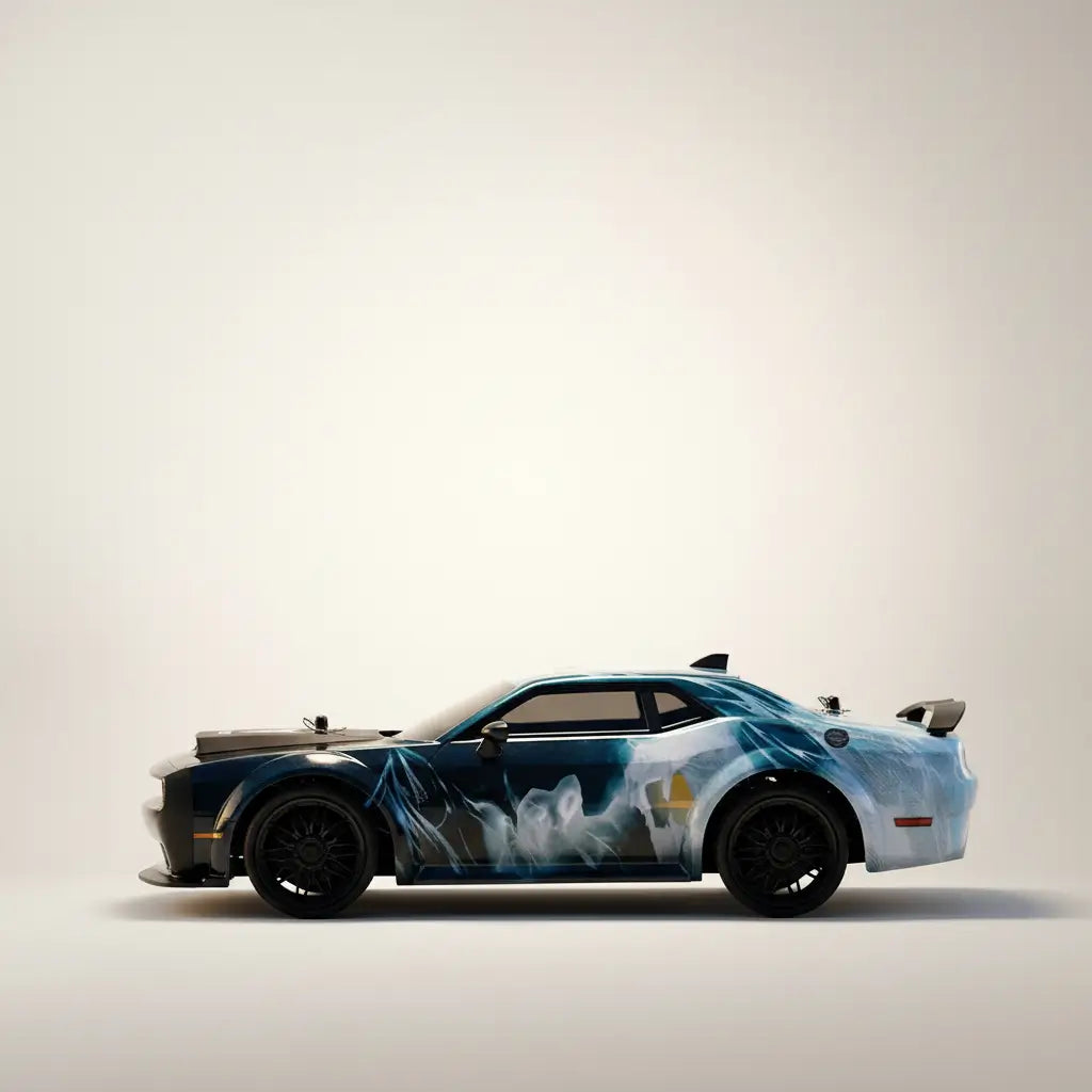 Driftauto 45 km/h - Zwei Reifensätze - 1:16